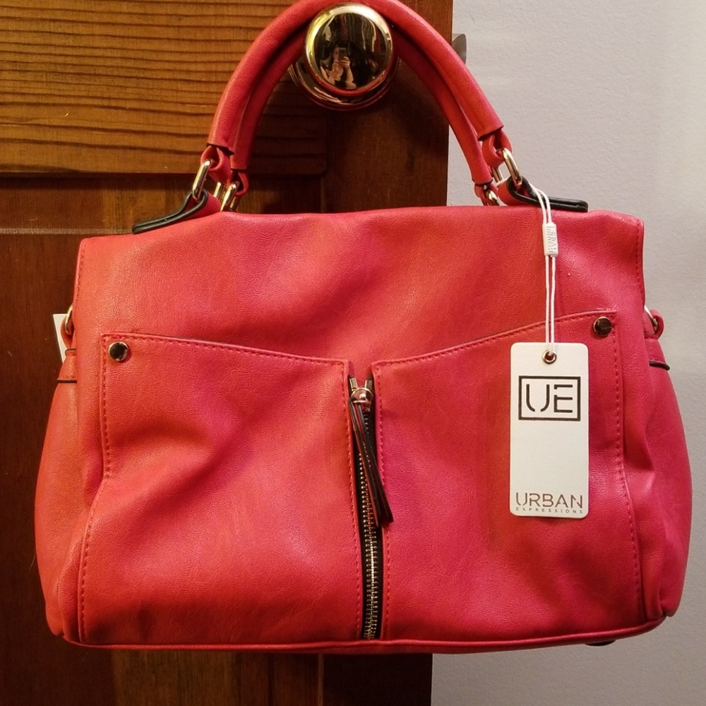 Urban Expressions  Carter Zipper Detail Satchel